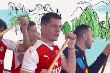 Играчите на Арсенал го заменија фудбалот со кунг-фу: Погледнете како се снајдоа во оваа боречка вештина (видео)